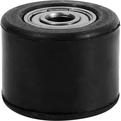 8mm Chain Roller Pulley Tensioner Guide Wheel, Heavy Duty Hard Rubber and Iron Construction with Bearings for Motorcycle Pit Dirt Bike (1/5)