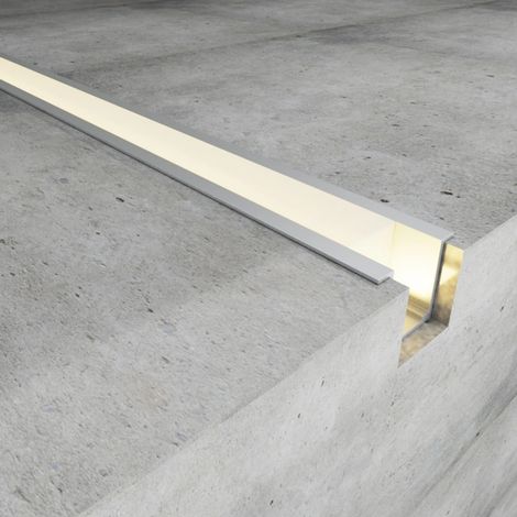IluminaShop - Perfil de Aluminio con Alas 1 metro para Neon 24V/200V