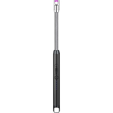 Allume-Feu Électrique - Technologie Plasma Sans Flamme - Résistant au Vent - Rechargeable USB - 26,5 cm - Pour Barbecue Cuisine Extérieure Camping (1/5)