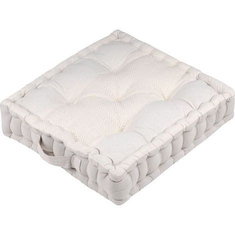 Coussin de sol en coton Elisabeth (1/2)