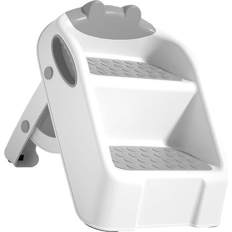 Marchepied pliable facile à transporter pour bébé - 2 marches pour l'apprentissage de la propreté des enfants