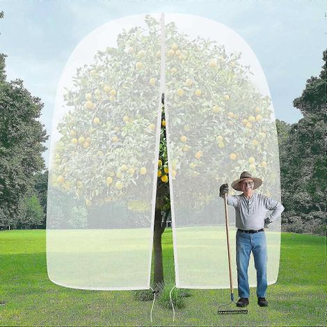 Filet de protection pour arbres fruitiers, grand format (2025), 2,74 m x 3,05 m. (1/5)
