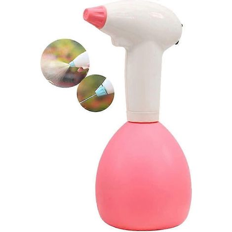 Vaporisateur rotatif à chargement automatique, 800 ml, arroseur de fleurs électrique portable et automatique, rose (1/5)