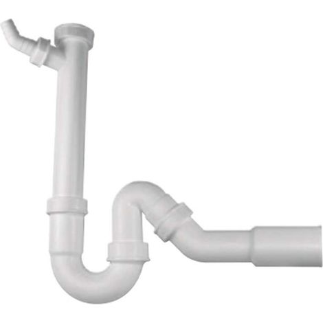 Blanco - Sifone per lavello, con attacco, in plastica 137267