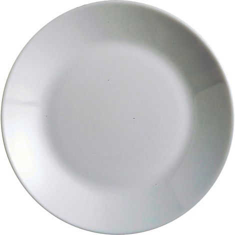 PLATO POSTRE BLANCO MODELO ZELIE DE 18CM