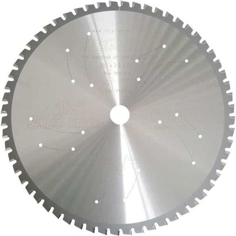 JEPSON Lame de scie carbure Ø305mm - Fonte - 600535 - 305 mm - 2.2 mm - 25,40 mm - 60 dents