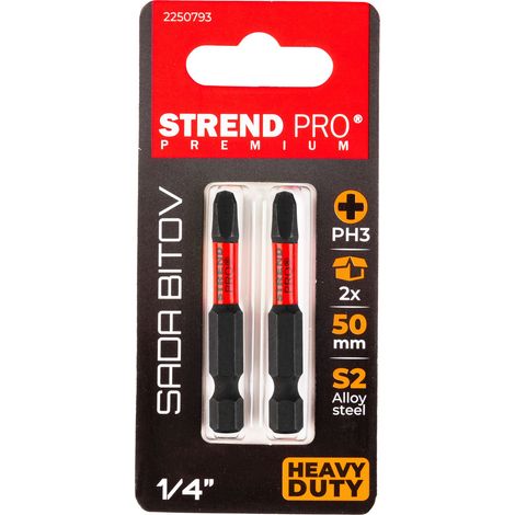 Bit Strend Pro Premium Phillips, PH 3, Pack. 2 Stk. (1/2)