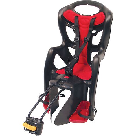 Seggiolino Posteriore Bicicletta per Bambini 22 kg Nero (1/2)