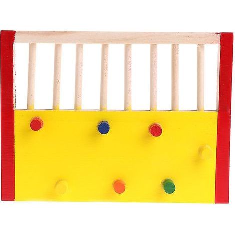 Échelle, rampe d'escalade et pont en bois naturel pour mini-hérissons (1/4)