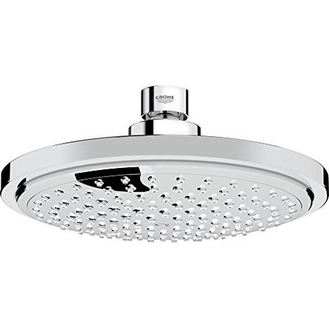 GROHE Soffione Doccia a 1 Getto, Grigio (Cromo), 180 mm 27492000 (1/4)