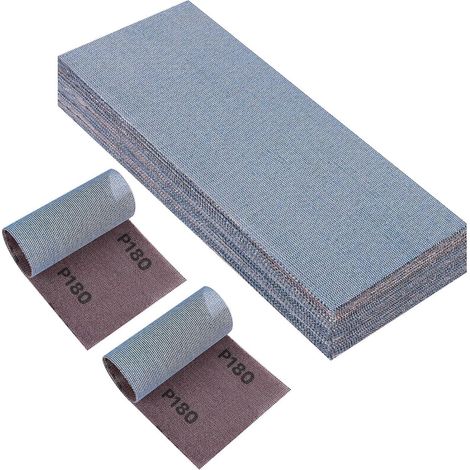 Schleifstreifen Netz Klett Keramik 115x230mm 25 Stück 180 körnung (1/5)