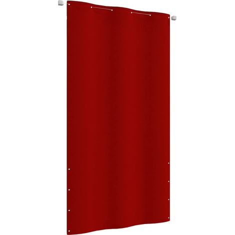 vidaXL Écran de balcon Rouge 120x240 cm Tissu Oxford (1/5)