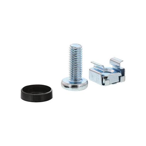 EN LÍNEA 01950 16MM 20PZ(S) M6 ¿OTRO TORNILLOS Y PERNOS (OTROS, METAL, PLÁSTICO, CHAPA, M6, NEGRO, PLATA, 1,6 CM) (1/2)