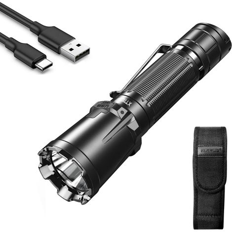 Torcia elettrica ricaricabile a LED XT11GT Pro da 3300 lumen, potente torcia tattica per campeggio, escursionismo ed emergenza (1/5)