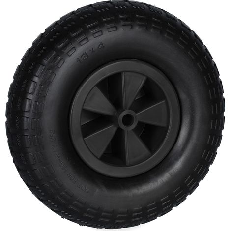 Rad fur schubkarre 400 6 in schwarz 88