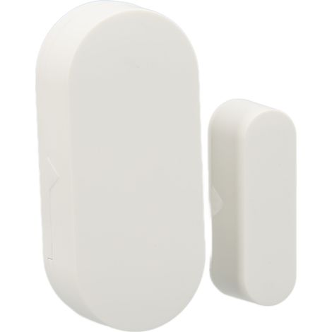 Kabelloser Türöffnungssensor, magnetischer Fensterdetektor, intelligenter Alarm mit Knopfzelle und Klebehalterung (1/5)