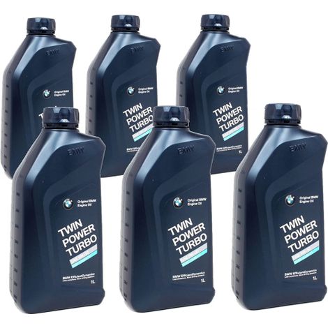 6 X BMW 5W30 Twinpower Turbo Longlife-04 Olio motore 1 LT (1/4)