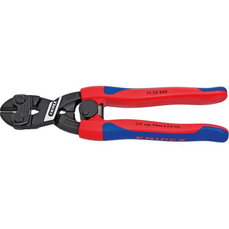 Knipex 200mm Cobolt® Compact Bolt Cutters with Sprung Handle (Model 49197) (1/5)