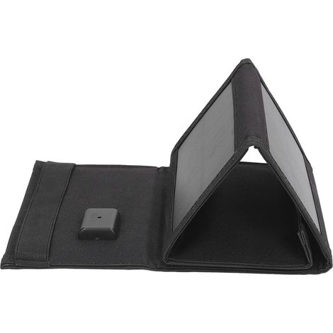 Chargeur solaire 5V 12W avec sortie USB, panneau solaire pliable et étanche en nylon pour téléphone, appareil photo et ordinateur portable (1/5)