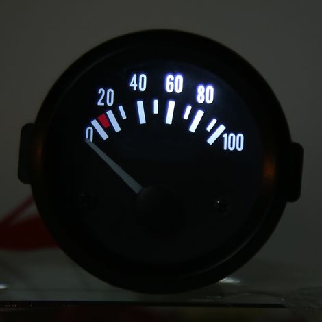 Öldruckanzeige für Kraftfahrzeuge mit Sensor 0-100 Psi 12V 52mm/2 Zoll (1/5)