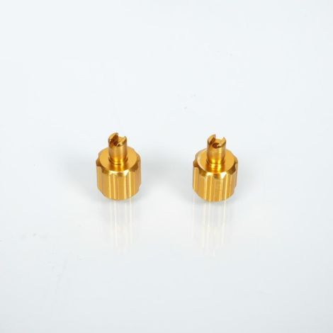 Bouchon de valve DRC pour auto bouchon doré démonte obus Neuf (1/2)