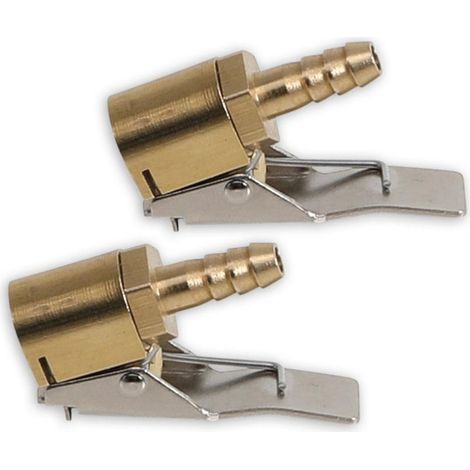 Embouts cote valve, raccord de gonflage pour pistolet - lot de 2 (1/2)