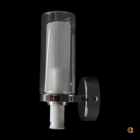 [GEBRAUCHT] B-Ware Paulmann Luena Wandleuchte Wandlampe Ip44 Chrom E14 2 Flg Badezimmerleuchte