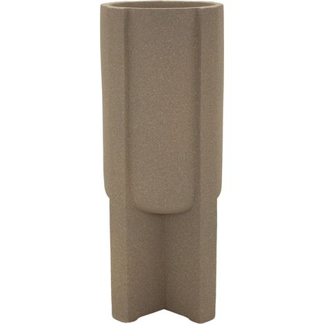 Cache-Pot Design "Moai" 101cm Marron (1/5)