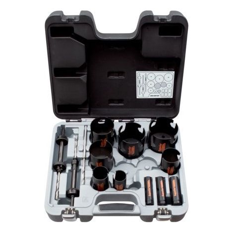 BAHCO - Coffret de scies trépans multi-construction Superior™ 19 mm-83 mm - 14 pcs