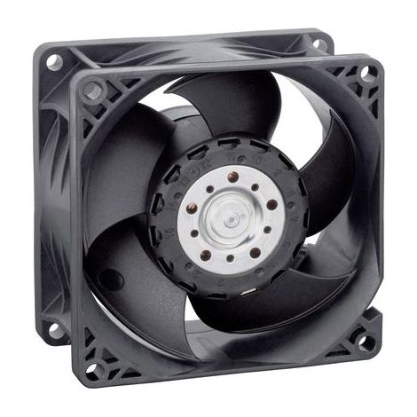 Ventilador axial EBM Papst 8214J/2H3 negro 80x80x38 mm