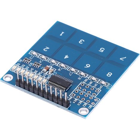 TTP226 Modul 8-Kanal kapazitiver Berührungssensor Digitalschalter für Arduino DIY (1/5)