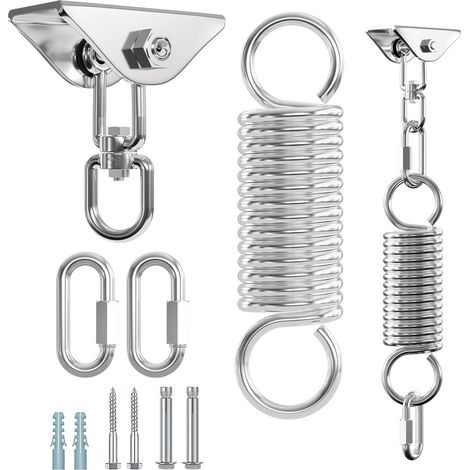 SWANEW Gancio da soffitto Rotazione a 360° Capacità in acciaio inox Resistente in acciaio inox 400KG Innovativo con sospensione (1/5)