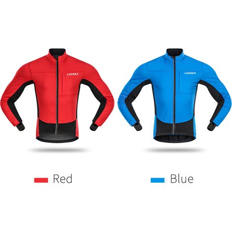 Veste de cyclisme coupe-vent pour hommes, polaire thermique d'hiver, pour vtt, vélo, équitation, vêtements de course, manteau de sport (1/5)