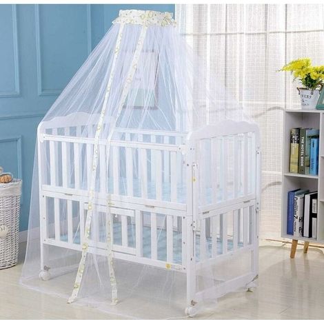 Moustiquaire pour berceau respirant, dôme intérieur en polyester et durable (1/5)