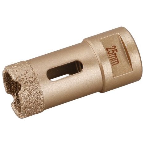 Trépan diamanté 25mm pour meuleuse avec filetage M14 - Usage professionnel