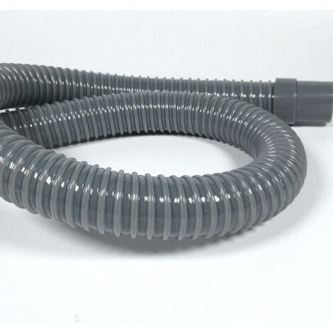 Tuyau d'évacuation flexible 90° - 45 x 32 mm pour raccordement du raccord de robinetterie - Fabriqué en plastique recyclé recyclable - Gris