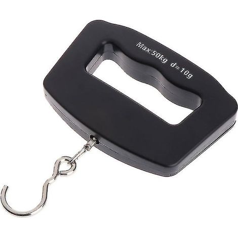 Balance électronique portable numérique de 50 kg pour bagages avec crochet de pêche (1/3)