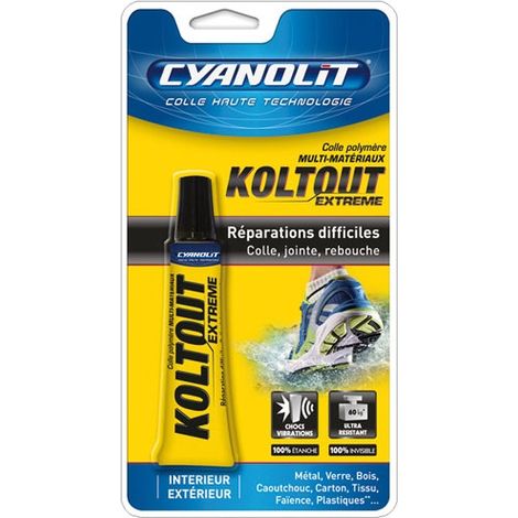 Cyanolit Colle Résiste Kolfort Multimatériaux Tube 20ml - Cyanolit