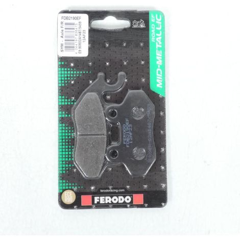 Plaquette de frein Ferodo pour Scooter Sym 125 JET X 2021 à 2023 (1/4)