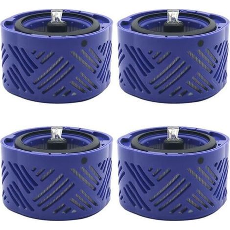 Filtre d'aspirateur, 4 pièces de rechange de post-filtre pour Dyson V6 accessoires d'aspirateur
