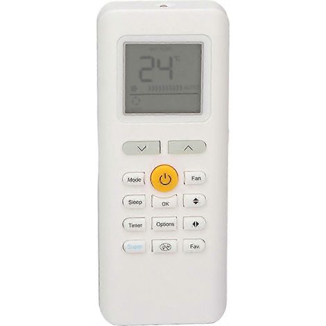 Midea RG70A BGEF Fernbedienung, kompatibel mit RG70E, RG70C und RG709C1 Klimaanlagen – Original-Ersatzteil (1/5)