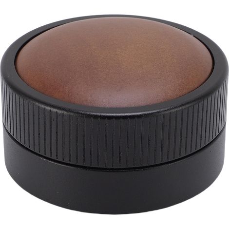 Tamper à café distributeur en acier inoxydable et bois, outil de distribution de café adaptatif par gravité, pour café et maison, 58 mm / 2,3 pouces (1/5)