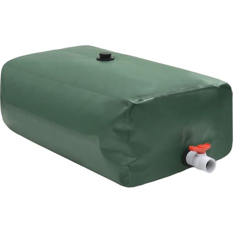 vidaXL Water Tank with Tap Foldable 500 L PVC