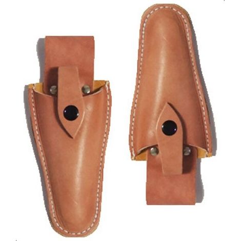 Étuis à outils en cuir avec étui ceinture pour pinces, sécateurs, ciseaux, couteaux ou outils de jardin. (1/5)