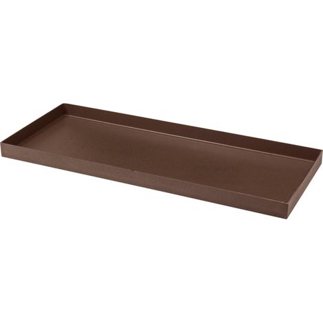 Sottovaso 101x41x5,5cm in Resina Tulli Schio 100 Bronzo