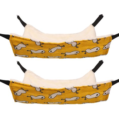 Cage Hamac Pour Rongeurs Et Oiseaux - Abri Doux Avec Tunnel - Jeu Et Sommeil - Accessoire Universel (1/5)