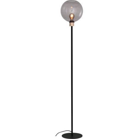 Lampadaire en verre Lazise noir avec de l'or - 1642-05-02-130-25 (1/3)