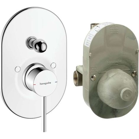 Hansgrohe Zesis S - Miscelatore ad incasso per 2 utenze, con corpo, cromo 74418000 (1/2)