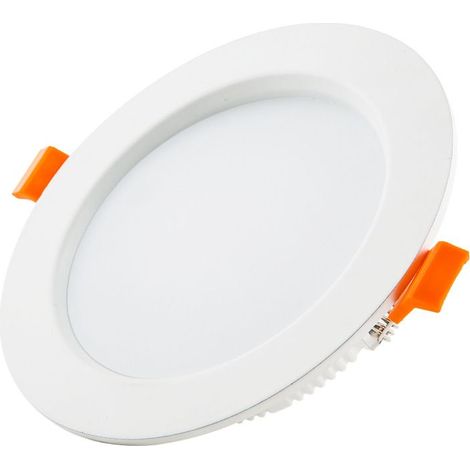1 Spot encastrable LED, ultra-fin 28mm, 5W 4000K, IP44, pour salon, salle de bain, plafond suspendu (1/5)