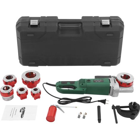 Schneidkluppen-Satz Elektrowerkzeugsatz Gewindebohrer mit Schneiden Rohrgewindebohrer Schneidmaschine Elektrische Gewinde 6 Formen 1/2, 3/4,1,1-1/4, 1-1/2, 2"Schneider rohrgewindeschneider